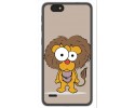 Funda Gel Tpu para Zte Blade A330 Diseño Leon Dibujos