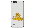 Funda Gel Tpu para Zte Blade A330 Diseño Leones Dibujos