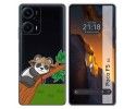 Funda Silicona Transparente para Xiaomi Poco F5 5G diseño Panda Dibujos