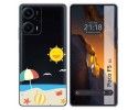 Funda Silicona Transparente para Xiaomi Poco F5 5G diseño Playa Dibujos