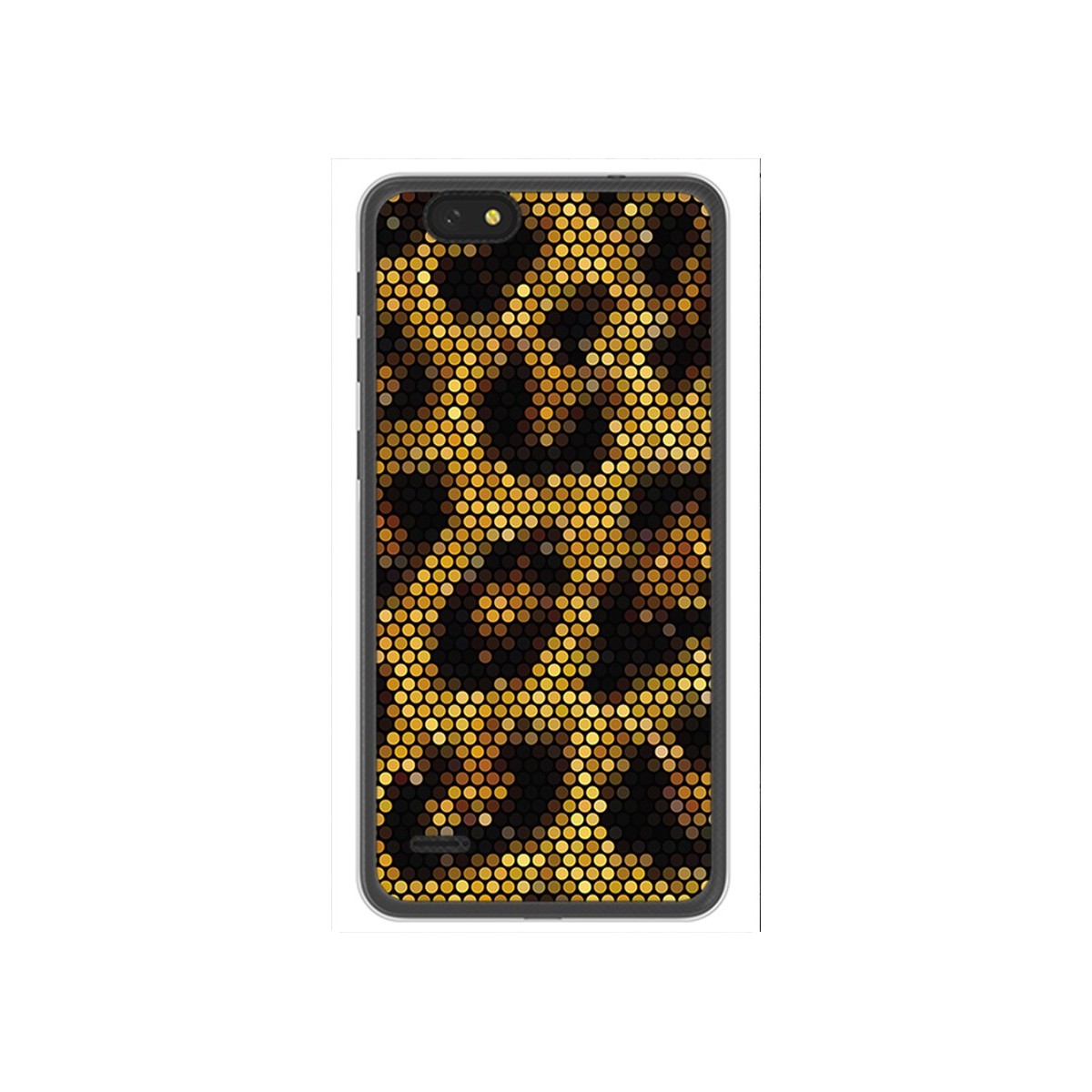 Funda Gel Tpu para Zte Blade A330 Diseño Leopardo Dibujos