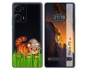 Funda Silicona Transparente para Xiaomi Poco F5 5G diseño Tigre Dibujos