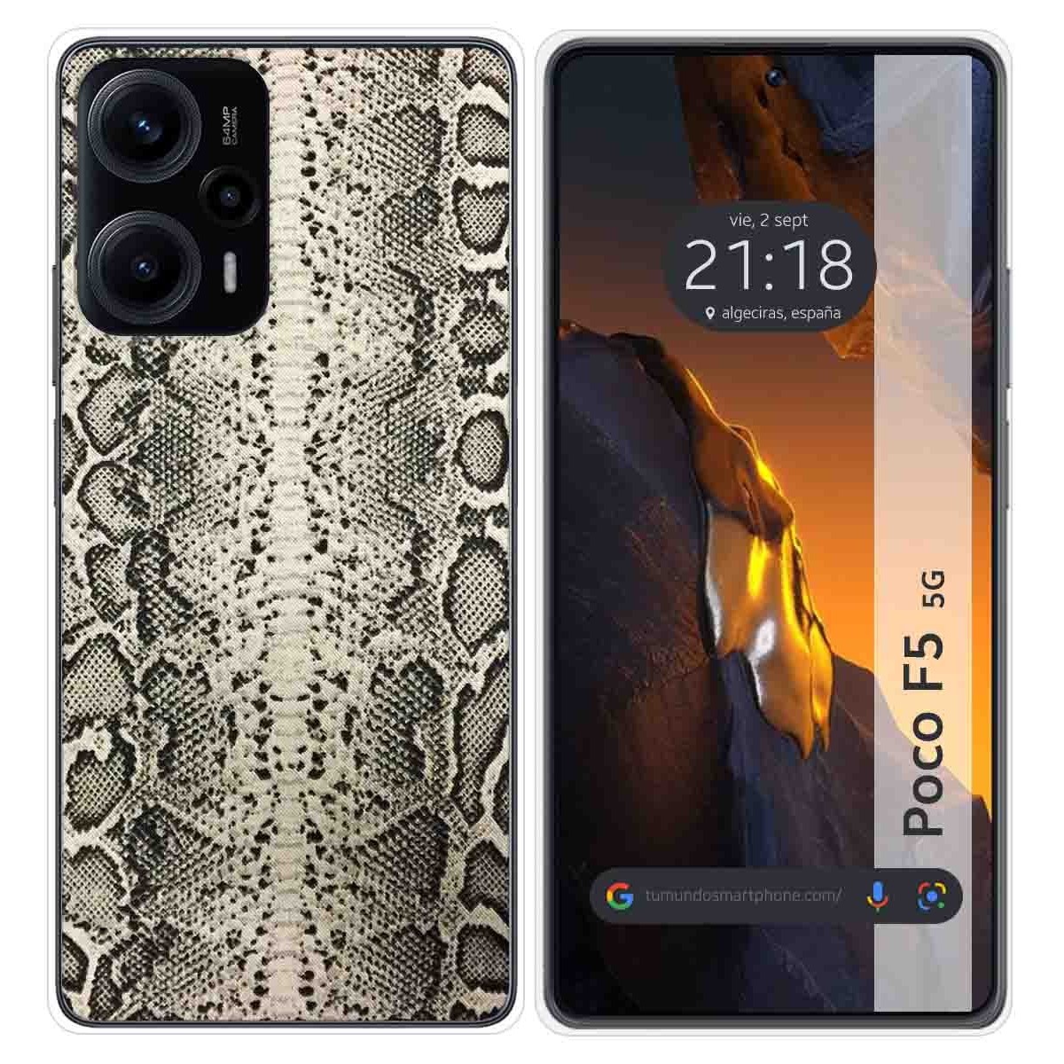 Funda Silicona para Xiaomi Poco F5 5G diseño Animal 01 Dibujos