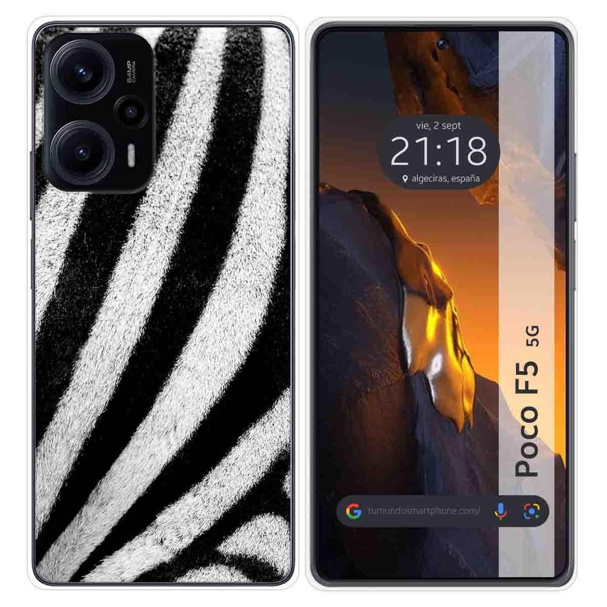 Funda Silicona para Xiaomi Poco F5 5G diseño Animal 02 Dibujos