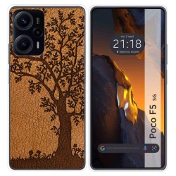 Funda Silicona para Xiaomi Poco F5 5G diseño Cuero 03 Dibujos