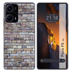Funda Silicona para Xiaomi Poco F5 5G diseño Ladrillo 02 Dibujos