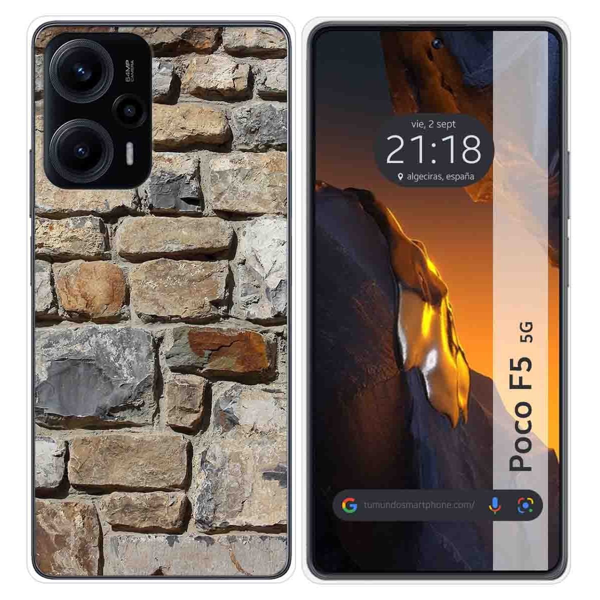 Funda Silicona para Xiaomi Poco F5 5G diseño Ladrillo 03 Dibujos