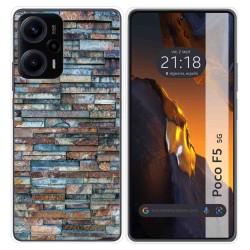 Funda Silicona para Xiaomi Poco F5 5G diseño Ladrillo 05 Dibujos