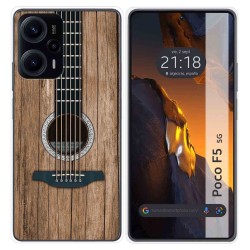 Funda Silicona para Xiaomi Poco F5 5G diseño Madera 11 Dibujos