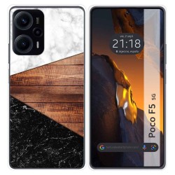 Funda Silicona para Xiaomi Poco F5 5G diseño Mármol 11 Dibujos