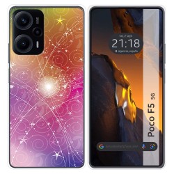 Funda Silicona para Xiaomi Poco F5 5G diseño Abstracto Dibujos