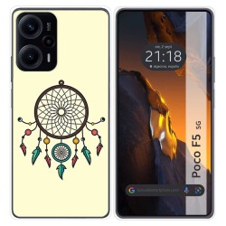 Funda Silicona para Xiaomi Poco F5 5G diseño Atrapasueños Dibujos