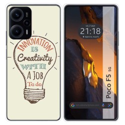 Funda Silicona para Xiaomi Poco F5 5G diseño Creativity Dibujos