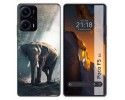 Funda Silicona para Xiaomi Poco F5 5G diseño Elefante Dibujos