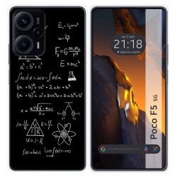 Funda Silicona para Xiaomi Poco F5 5G diseño Formulas Dibujos