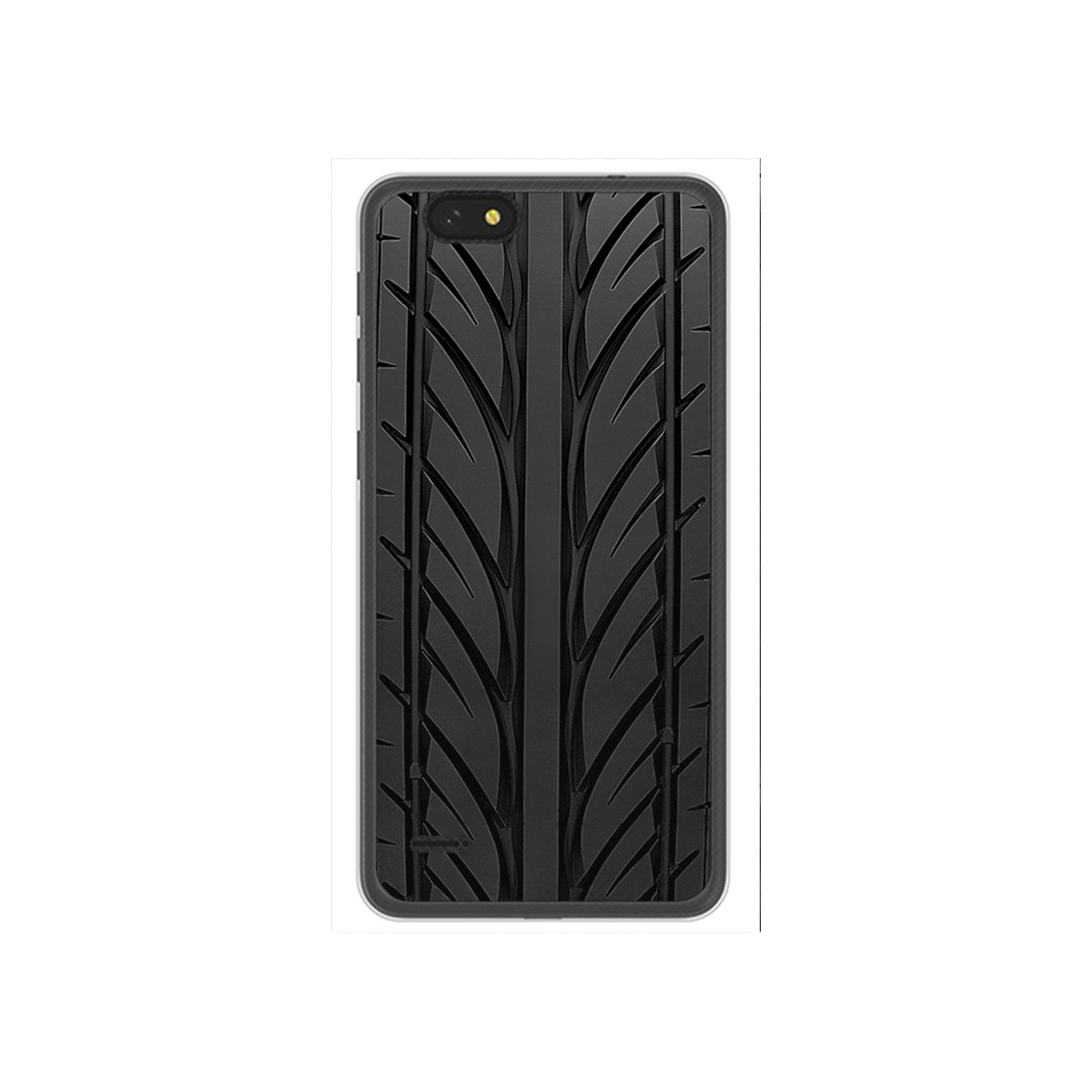 Funda Gel Tpu para Zte Blade A330 Diseño Neumatico Dibujos