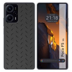 Funda Silicona para Xiaomi Poco F5 5G diseño Metal Dibujos