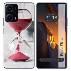 Funda Silicona para Xiaomi Poco F5 5G diseño Reloj Dibujos