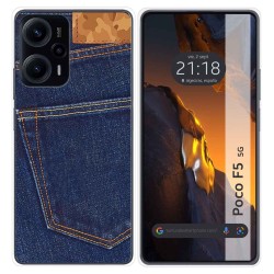 Funda Silicona para Xiaomi Poco F5 5G diseño Vaquero Dibujos