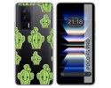 Funda Silicona Transparente para Xiaomi POCO F5 Pro 5G diseño Cactus Dibujos