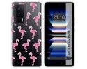 Funda Silicona Transparente para Xiaomi POCO F5 Pro 5G diseño Flamenco Dibujos