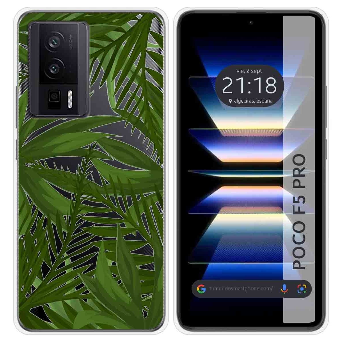 Funda Silicona Transparente para Xiaomi POCO F5 Pro 5G diseño Jungla Dibujos
