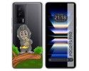 Funda Silicona Transparente para Xiaomi POCO F5 Pro 5G diseño Mono Dibujos