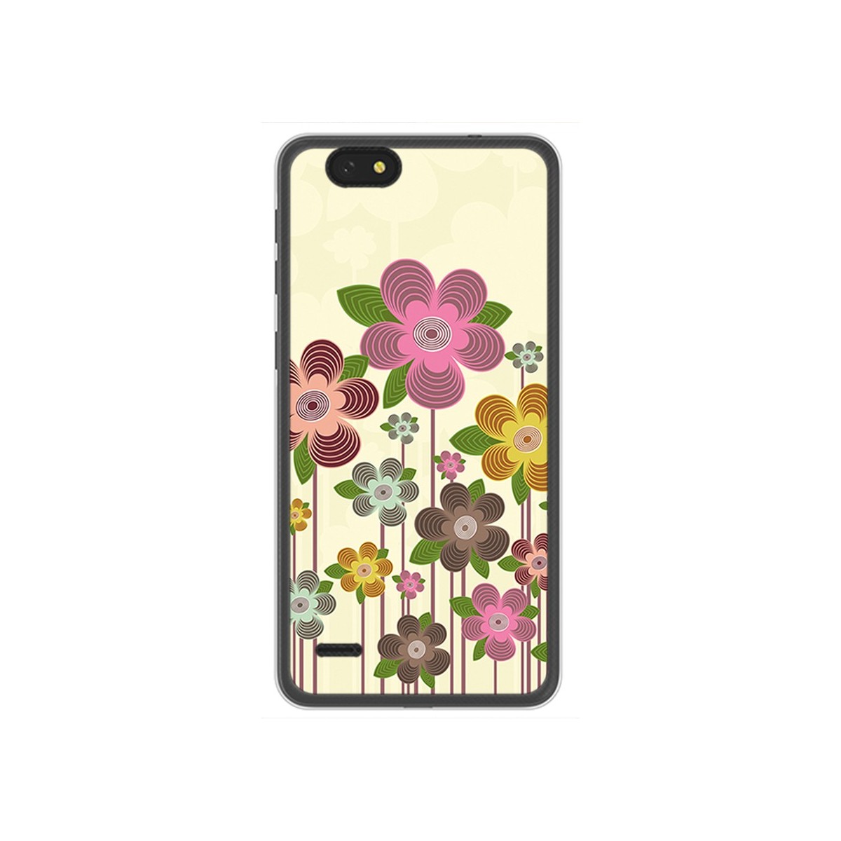 Funda Gel Tpu para Zte Blade A330 Diseño Primavera En Flor  Dibujos