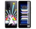 Funda Silicona Transparente para Xiaomi POCO F5 Pro 5G diseño Unicornio Dibujos