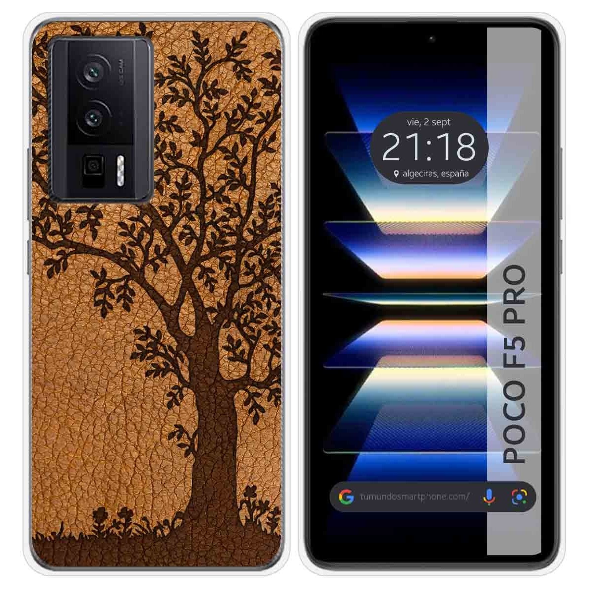 Funda Silicona para Xiaomi POCO F5 Pro 5G diseño Cuero 03 Dibujos