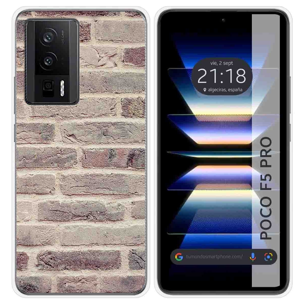 Funda Silicona para Xiaomi POCO F5 Pro 5G diseño Ladrillo 01 Dibujos
