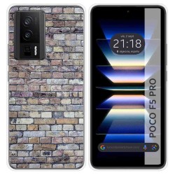 Funda Silicona para Xiaomi POCO F5 Pro 5G diseño Ladrillo 02 Dibujos