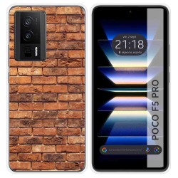 Funda Silicona para Xiaomi POCO F5 Pro 5G diseño Ladrillo 04 Dibujos