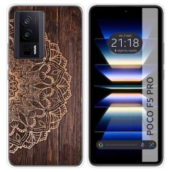 Funda Silicona para Xiaomi POCO F5 Pro 5G diseño Madera 06 Dibujos