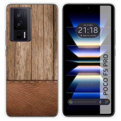 Funda Silicona para Xiaomi POCO F5 Pro 5G diseño Madera 09 Dibujos