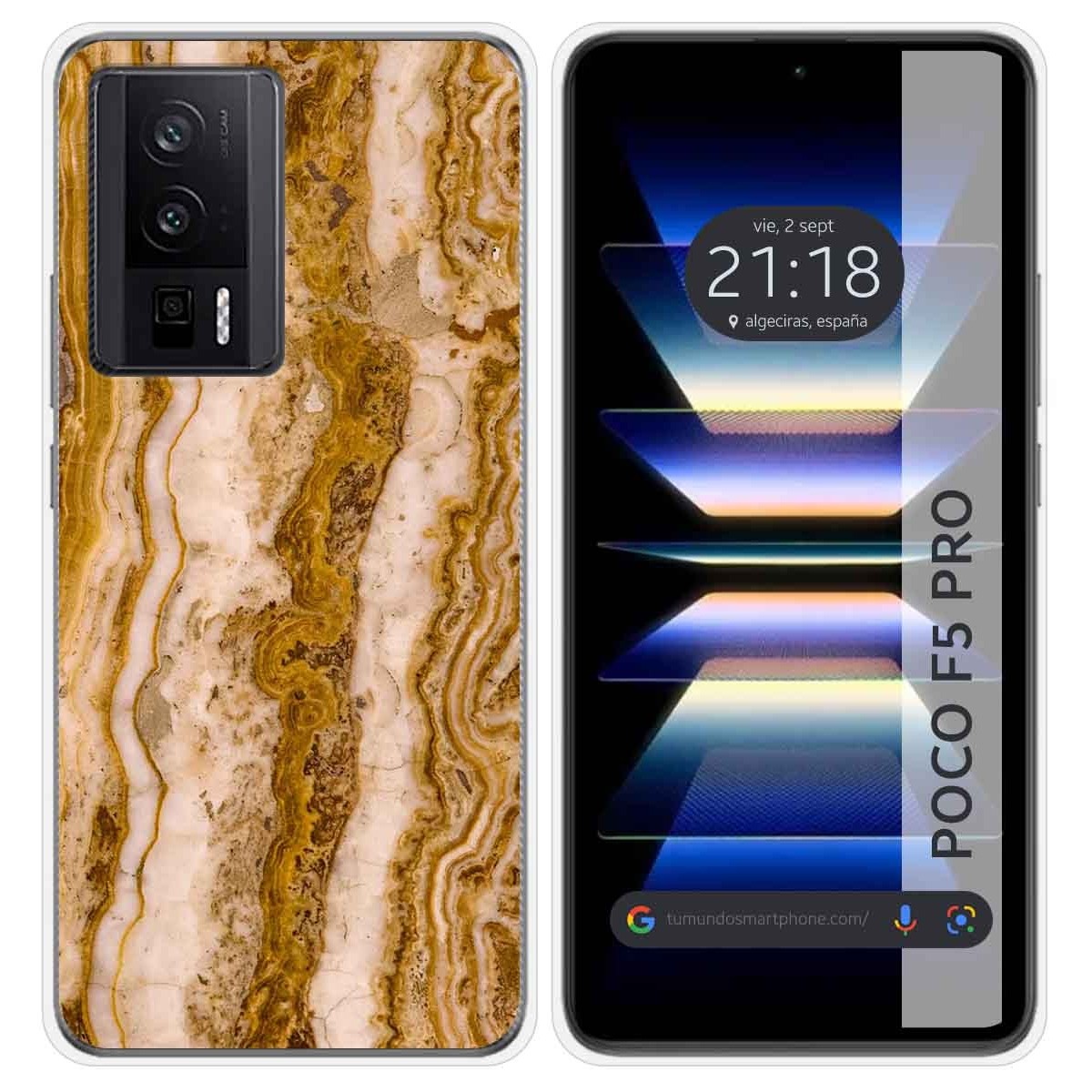 Funda Silicona para Xiaomi POCO F5 Pro 5G diseño Mármol 10 Dibujos