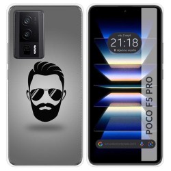 Funda Silicona para Xiaomi POCO F5 Pro 5G diseño Barba Dibujos