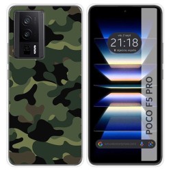 Funda Silicona para Xiaomi POCO F5 Pro 5G diseño Camuflaje Dibujos