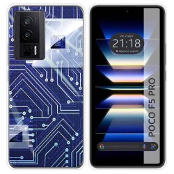Funda Silicona para Xiaomi POCO F5 Pro 5G diseño Circuito Dibujos