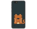 Funda Gel Tpu para Zte Blade A330 Diseño Tigre Dibujos