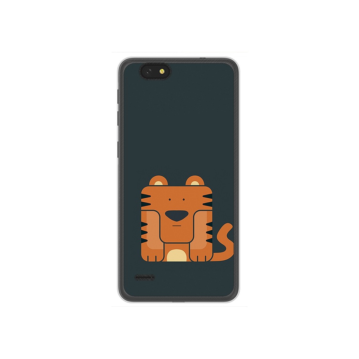Funda Gel Tpu para Zte Blade A330 Diseño Tigre Dibujos