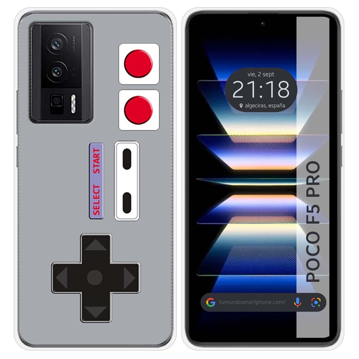 Funda Silicona para Xiaomi POCO F5 Pro 5G diseño Consola Dibujos