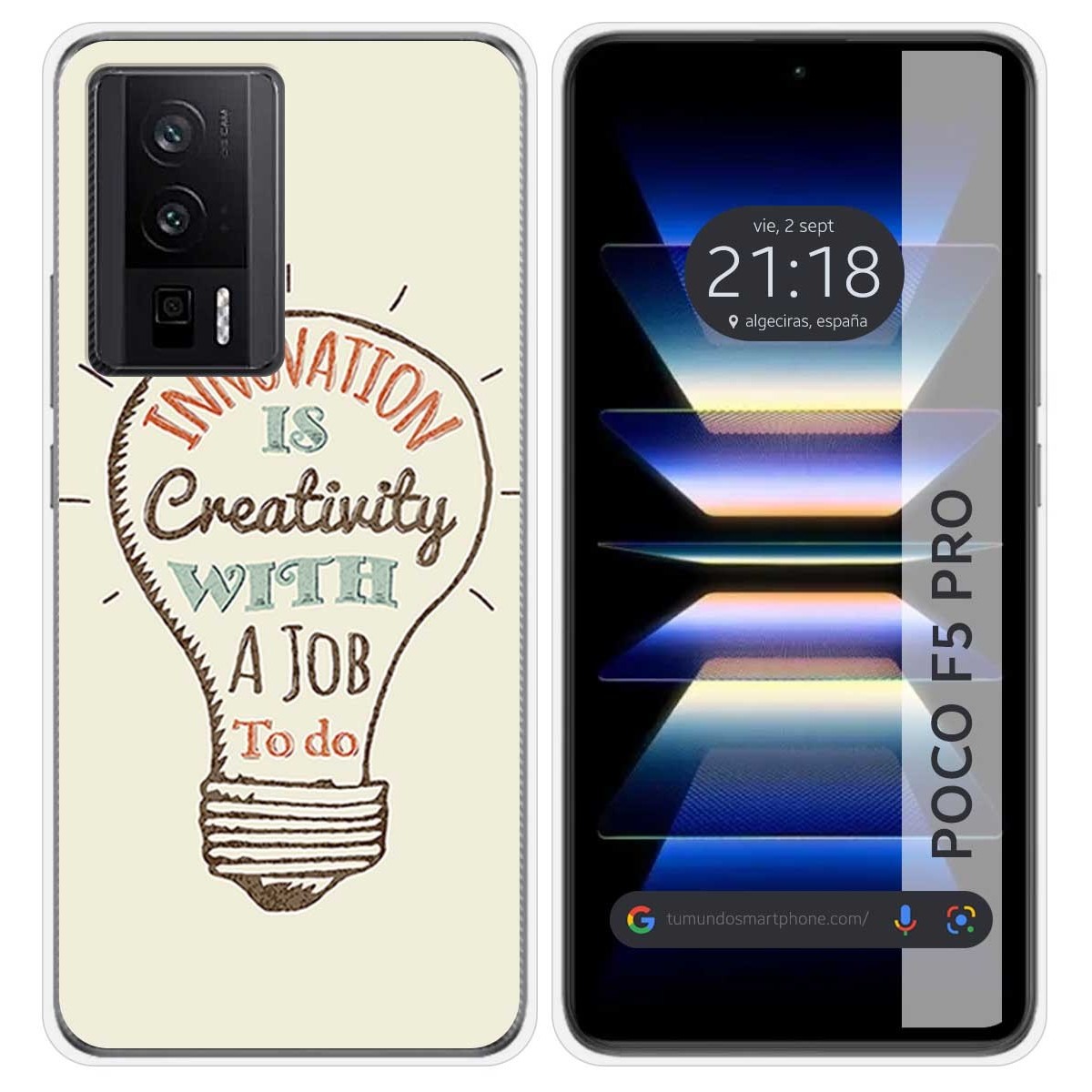 Funda Silicona para Xiaomi POCO F5 Pro 5G diseño Creativity Dibujos