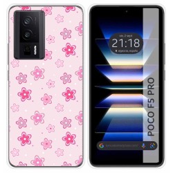 Funda Silicona para Xiaomi POCO F5 Pro 5G diseño Flores Dibujos