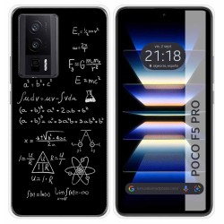 Funda Silicona para Xiaomi POCO F5 Pro 5G diseño Formulas Dibujos