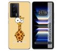 Funda Silicona para Xiaomi POCO F5 Pro 5G diseño Jirafa Dibujos
