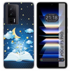 Funda Silicona para Xiaomi POCO F5 Pro 5G diseño Libro Cuentos Dibujos
