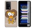 Funda Silicona para Xiaomi POCO F5 Pro 5G diseño Leon Dibujos