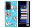 Funda Silicona para Xiaomi POCO F5 Pro 5G diseño Mariposas Dibujos