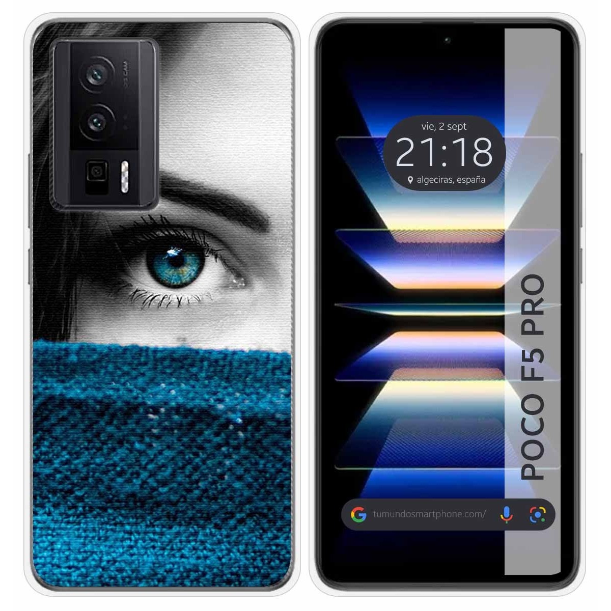 Funda Silicona para Xiaomi POCO F5 Pro 5G diseño Ojo Dibujos